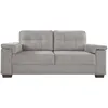 Sillón 3 Cuerpos Tela Gris Luares en Gris - Sillones y sofás, Uruguay | Divino, vista 3 de 4