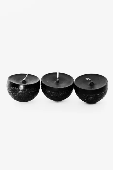 Vela Flotante, 3un. - Negro en Negro - Velas y Portavelas, Uruguay | Indian