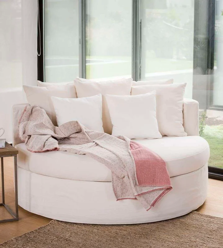 SILLON MANUELA REDONDO - 1.50 MTS en Blanco - Sillones y sofás, Uruguay | La Iberica, vista 7