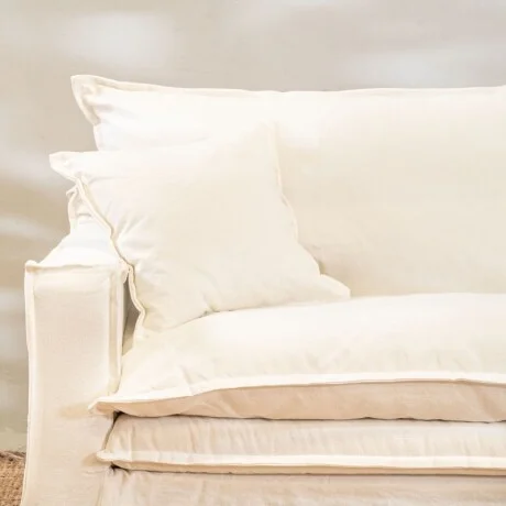 Sillón Vicente 3 Cuerpos Beige - Beige en Beige - Sillones y sofás, Uruguay | Aihaus, vista 3