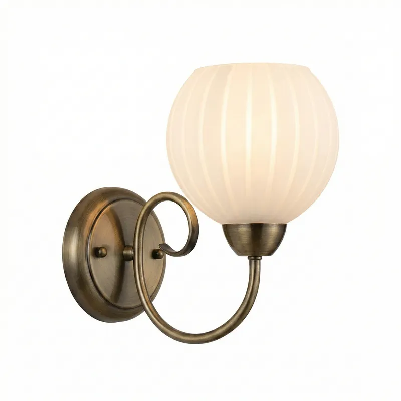 Aplique de Pared Antique Bloom en Dorado - Iluminación, Uruguay | La Perla