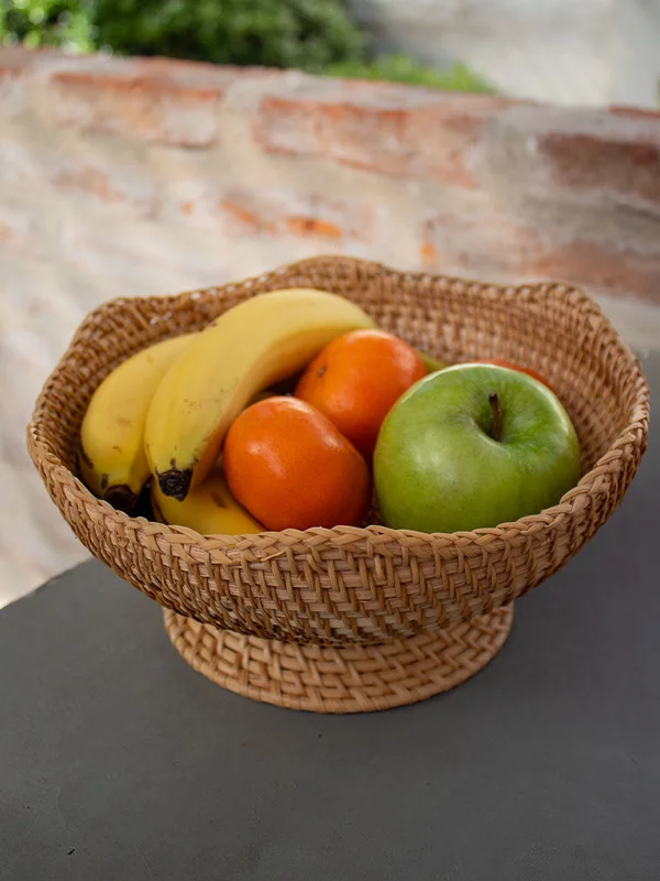 FRUTERA ARTESANAL RATÁN en Madera natural - Decoración, Uruguay | Cabana, vista 3
