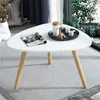 MESA CENTRICA TRIANG BAMBOO C/BLANCO 99X70X46CM en Blanco - Mesas de arrimo, Uruguay | Koz, vista 2 de 4