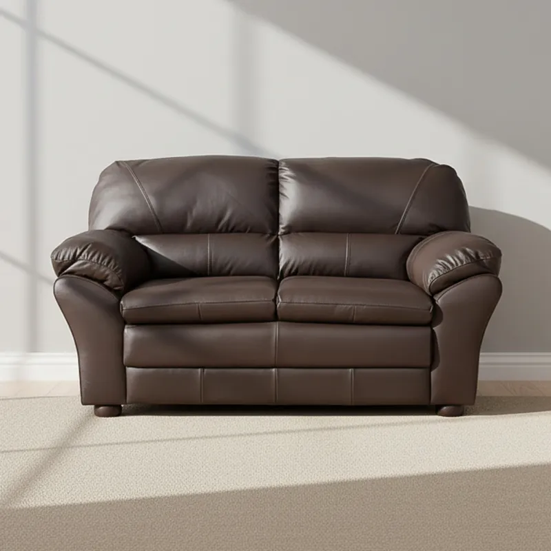 Sillón 2 Cuerpos Cuero Marron Florencia Choc. en CHOC. - Sillones y sofás, Uruguay | Divino