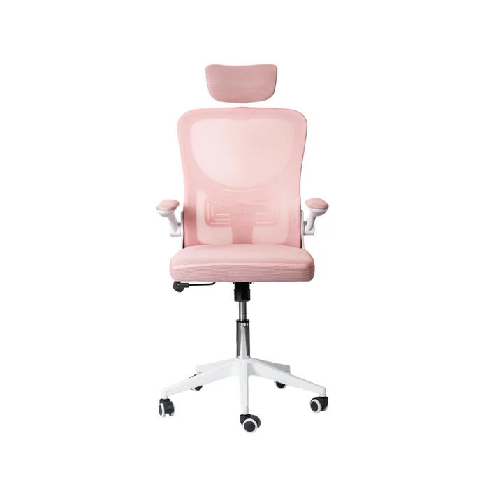 Asiento De Oficina Malla Blanco Hy-697 en Rosa - Escritorios y sillas de escritorio, Uruguay | Divino, vista 3
