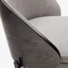 Taburete Eamy - gris claro chapado en fresno con acabado negro y metal negro altura 77 cm en Negro - Butacas, banquetas y puffs, Uruguay | Kavehome, vista 3 de 8