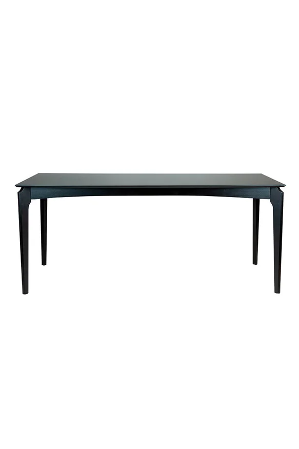 MESA COMEDOR CANELA MADERA NEGRA 180X90X76H en Negro - Mesas de comedor, Uruguay | Vinibel, vista 2