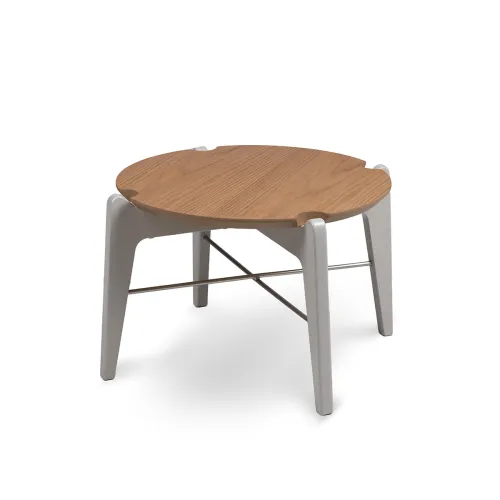Mesa de centro Garden - 67 x 39 - Carvalho y Off White en Beige - Mesas de living, Uruguay | NYR