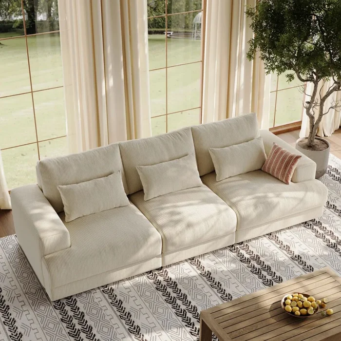 SILLÓN NUVOLA BEIGE 4 CUERPOS en Beige - Sillones y sofás, Uruguay | Viasono, vista 2