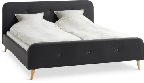 Estructura cama KONGSBERG King 180x200 gris en Gris - Dormitorio, Uruguay | JYSK