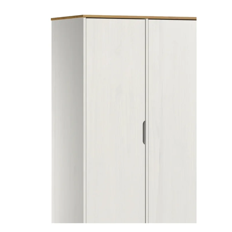 Ropero - 3 Puertas - 4 Cajones - Línea Praga - Blanco en Blanco - Roperos y placares, Uruguay | Ecowood, vista 4
