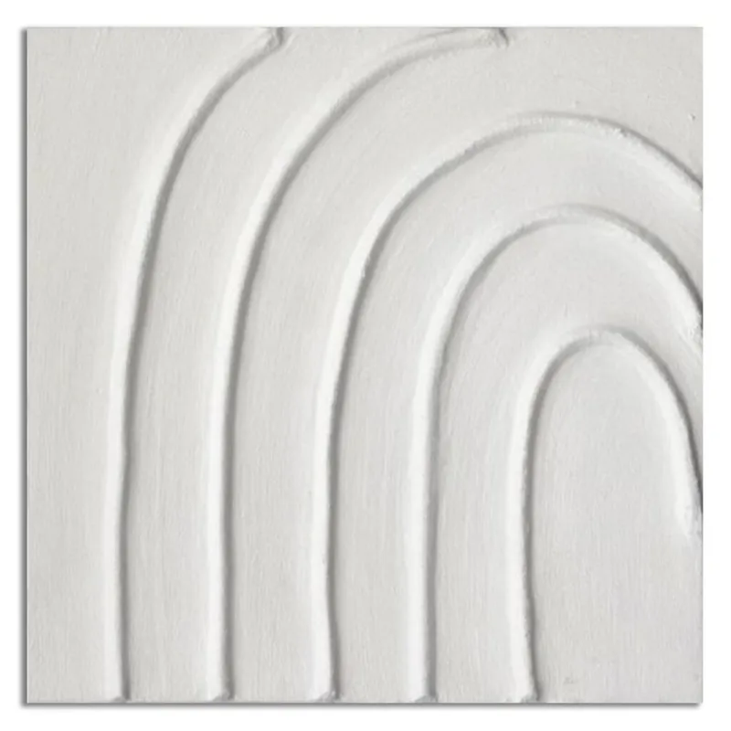 CUADRO CANVAS 50x50cm PINTURA ARCOIRIS BLANCO en Blanco - Decoración de pared, Uruguay | Decohogar