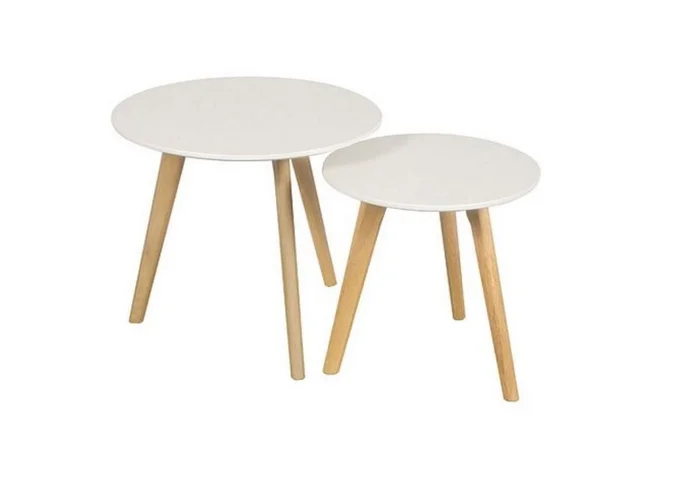 Set Mesa de Living EAMES en Blanco - Mesas de living, Uruguay | Finkel