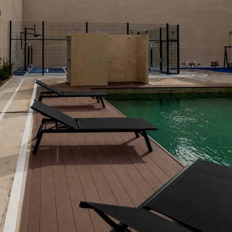 Reposera de Exterior - Rhodas en Negro - Sillas, Uruguay | Walnut