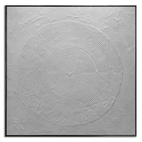 CUADRO CANVAS 80x80cm MARCO PINTURA FORMAS 2 - Decoración de pared, Uruguay | Decohogar