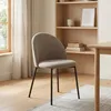 Silla De Comedor Metal-y-tela Marron Noa en Beige - Sillas, Uruguay | Divino, vista 5 de 5