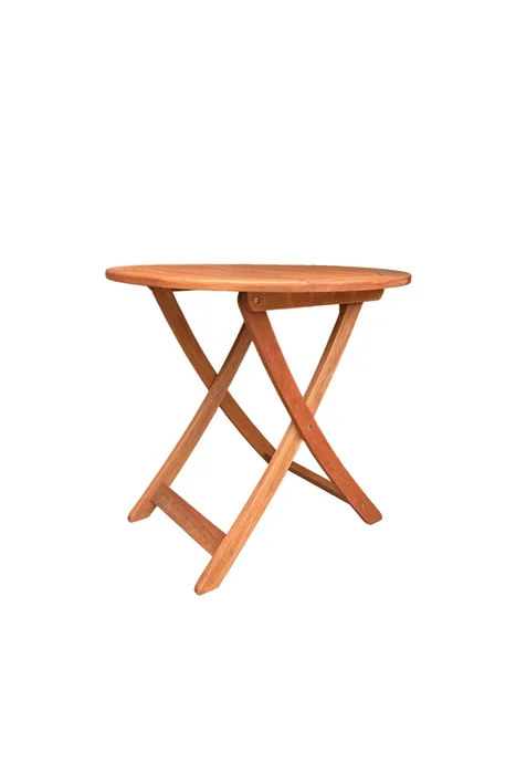MESA DE COMEDOR PLEGABLE DIAMETRO 100X83H JATOBA - Muebles para el exterior, Uruguay | Vinibel, vista 2
