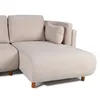 Rinconera Bangkok - Tela Microfibra - Chaise derecho - 12072 (Beige) en Beige - Sillones y sofás, Uruguay | NYR, vista 4 de 6