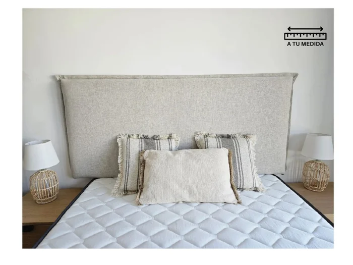 Respaldo con Diseño de Pestaña en Beige - Respaldos de cama, Uruguay | Finkel, vista 2