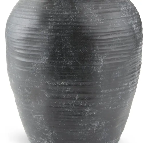 Jarrón INGVARD Ø25xA30cm arcilla en Negro - Jarrones, Uruguay | JYSK