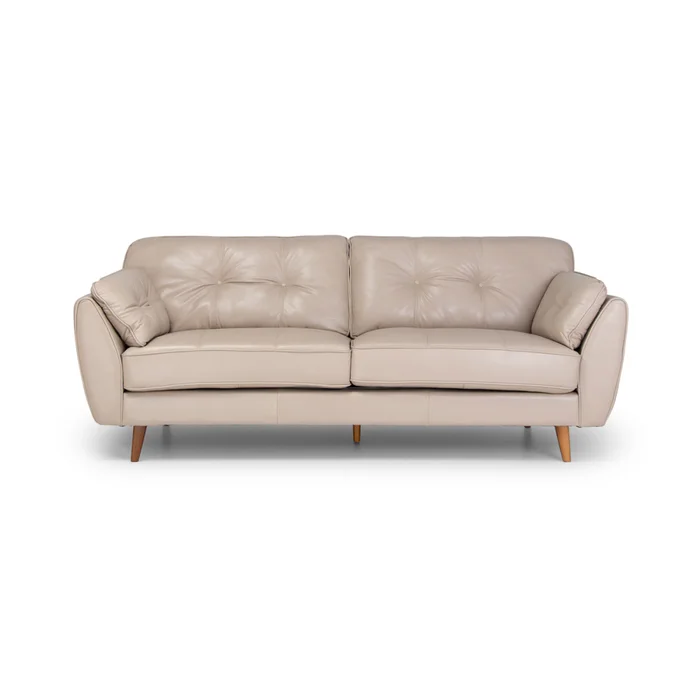 Sofá Defender - Cuero Básico - 3 cuerpos - 519 (Beige) en Beige - Sillones y sofás, Uruguay | NYR, vista 2