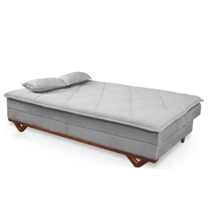 Sofá cama Estoril - Gris en Gris - Sillones y sofás, Uruguay | Nario Hogar, vista 2
