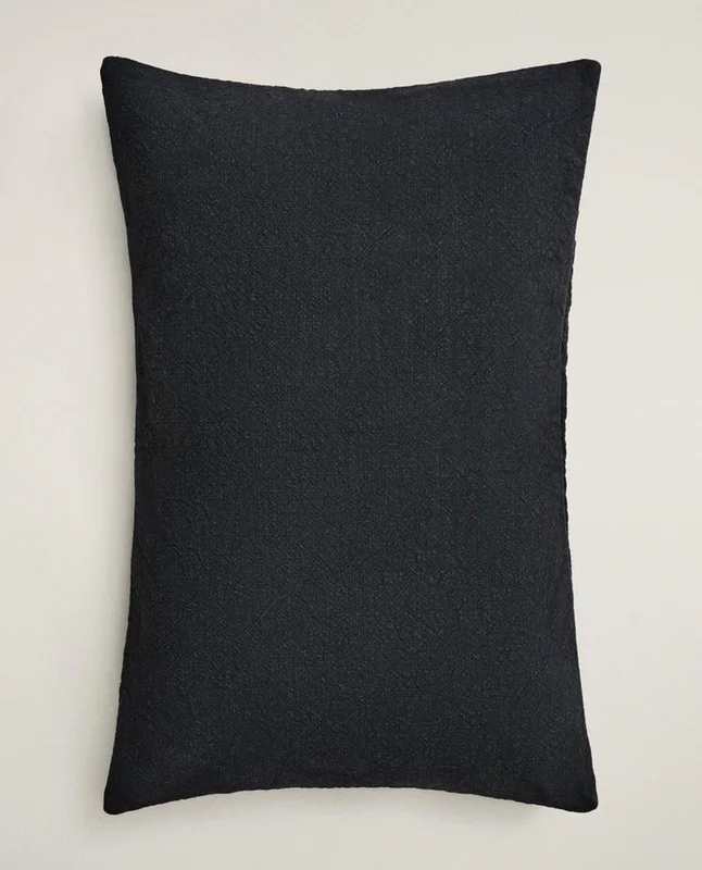 FUNDA COJÍN EDREDÓN FRUNCIDOS - Textiles, Uruguay | Zara Home, vista 4