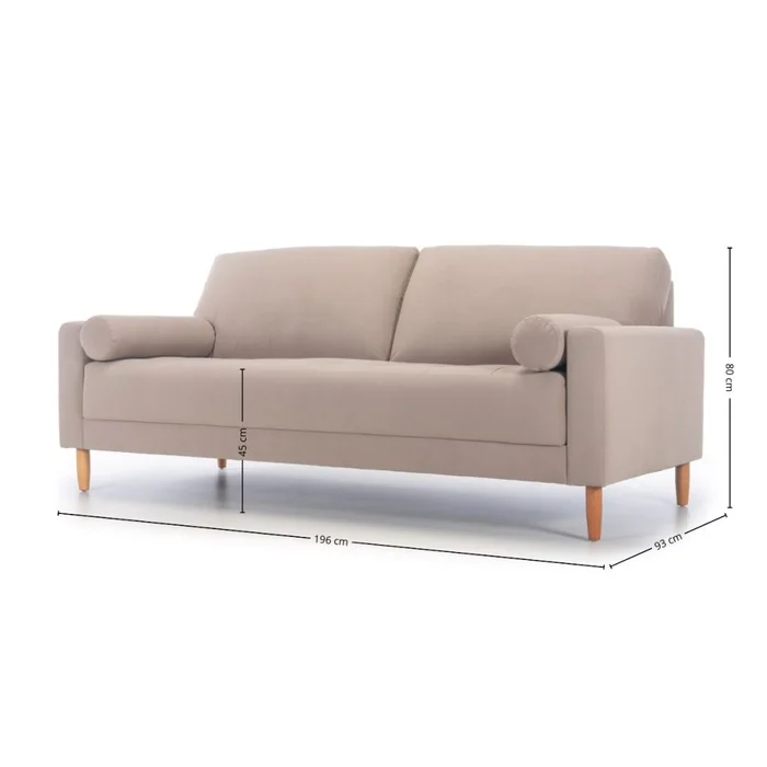 Sofá Ícono - Tela Aquaclean - 2,5 cuerpos - A fabricar en Patrón - Sillones y sofás, Uruguay | NYR, vista 3
