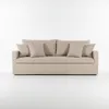 Sofá Summer con Funda - Tela Rústica - 3 cuerpos - TD5263-1636 (Capuccino) en Beige - Sillones y sofás, Uruguay | NYR, vista 2 de 5