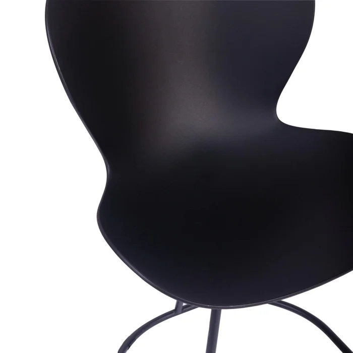 Silla De Comedor Pp-y-metal Negro Solei en Negro - Sillas, Uruguay | Divino, vista 3