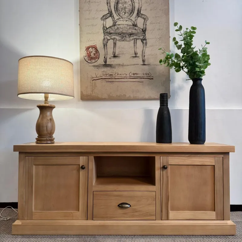Rack Moldura Recta en Marrón - Muebles para TV, Uruguay | Marvic