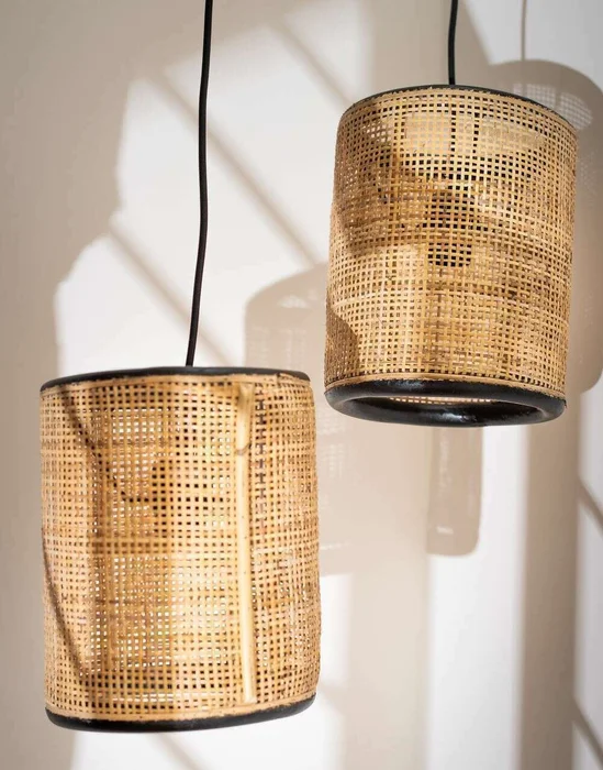 LAMPARA DE TECHO BALI en Madera natural - Lámparas colgantes, Uruguay | La Iberica