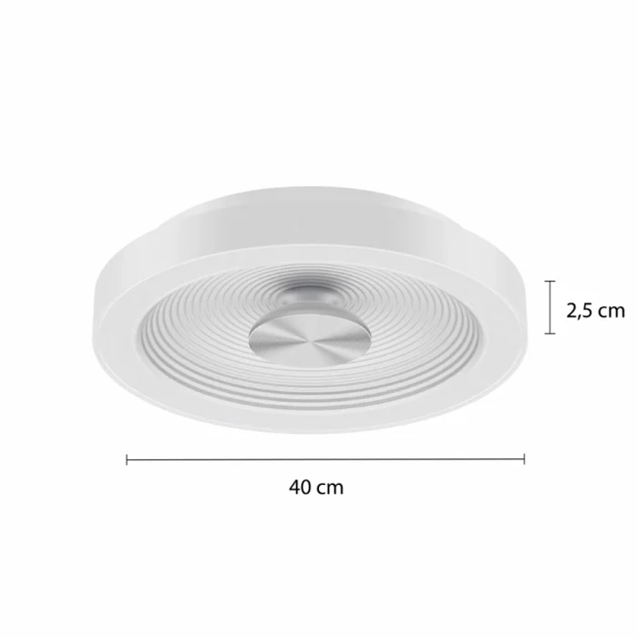 Plafon LED Redondo Bronx Dimerizable CCT Blanco en Blanco - Lámparas colgantes, Uruguay | Serlux, vista 7