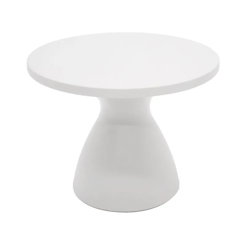 MESA DE CENTRO FLUT 65X65X65CM BLANCO - Mesas de comedor, Uruguay | Decohogar