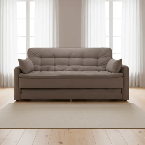 Sillón Cama Tela Marron Madalena Cacao en CACAO - Sillones y sofás, Uruguay | Divino