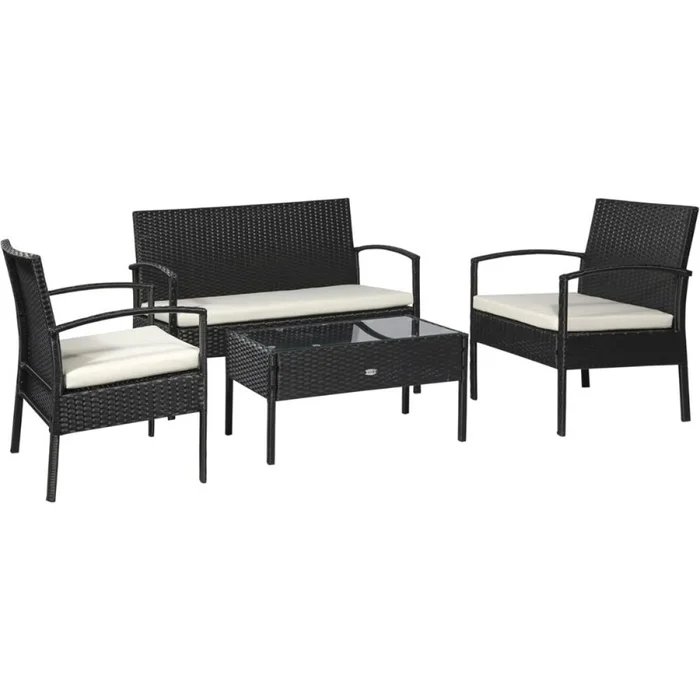 Juego de jardin Denver - Negro en Negro - Muebles para el exterior, Uruguay | La Cueva Muebles, vista 2