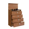 Cómoda cajonera 4 cajones - Lock en Blanco - Cómodas, Uruguay | Delta Center, vista 6 de 8