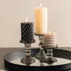 CANDELABRO VIDRIO D8.5/H11.5CM COLOR HUMO en Gris - Velas y Portavelas, Uruguay | Decohogar, vista 4 de 4