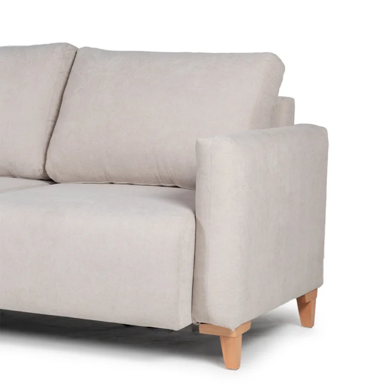 Rinconera Cuarzo - Tela Microfibra - Chaise izquierdo - TC 1010 (Beige) en Beige - Sillones y sofás, Uruguay | Nyr, vista 4