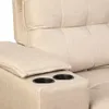Sofa Retractil 3 Cuerpos Tela Natural-beige Atlanta Beige en Beige - Sillones y sofás, Uruguay | Divino, vista 8 de 9