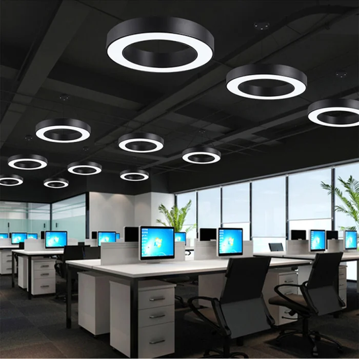 Colgante LED Zurich I 30W 40 cm Negro en Negro - Lámparas colgantes, Uruguay | Serlux, vista 2