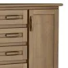 Comoda Zapatera 5 Cajones 1 Puerta 100% Madera en Marrón - Cómodas, Uruguay | Soy Hogar, vista 2
