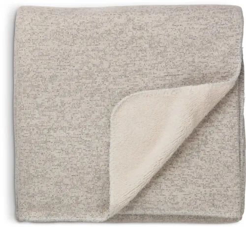 Manta throw GEDEBLAD 130x180 chenille gris/blanco en Gris - Textiles, Uruguay | JYSK