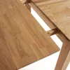Mesa extensible Isbel 180 (260) x 90 cm madera maciza de roble en Madera natural - Mesas de comedor, Uruguay | Kavehome, vista 4 de 10