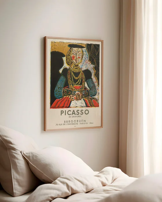 Picasso - Buste de femme en Multicolor - Láminas, Uruguay | La Cuadrería, vista 2