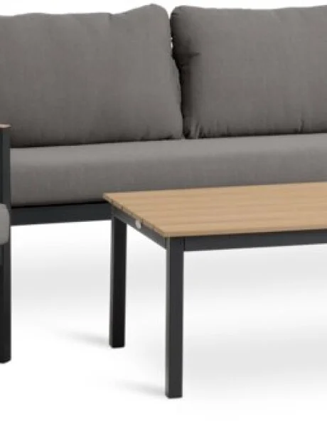 Juego de jardín BEJSTRUP 4 personas gris en Gris - Muebles para el exterior, Uruguay | JYSK