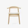 Silla desenfundable Timons de madera maciza de roble con acabado natural FSC Mix Credit en Madera natural - Sillas, Uruguay | Kavehome, vista 5 de 8