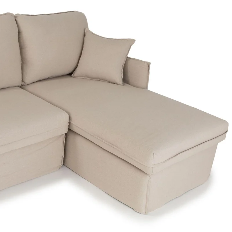 Rinconera Harmony con Funda - Tela Premium - 2 + Chaise - A fabricar en Beige - Sillones y sofás, Uruguay | NYR, vista 3