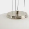 Lámpara de techo Ardali de cristal ahumado y acero con acabado cepillado - Ø25 cm en Blanco - Lámparas colgantes, Uruguay | Kavehome, vista 5 de 6