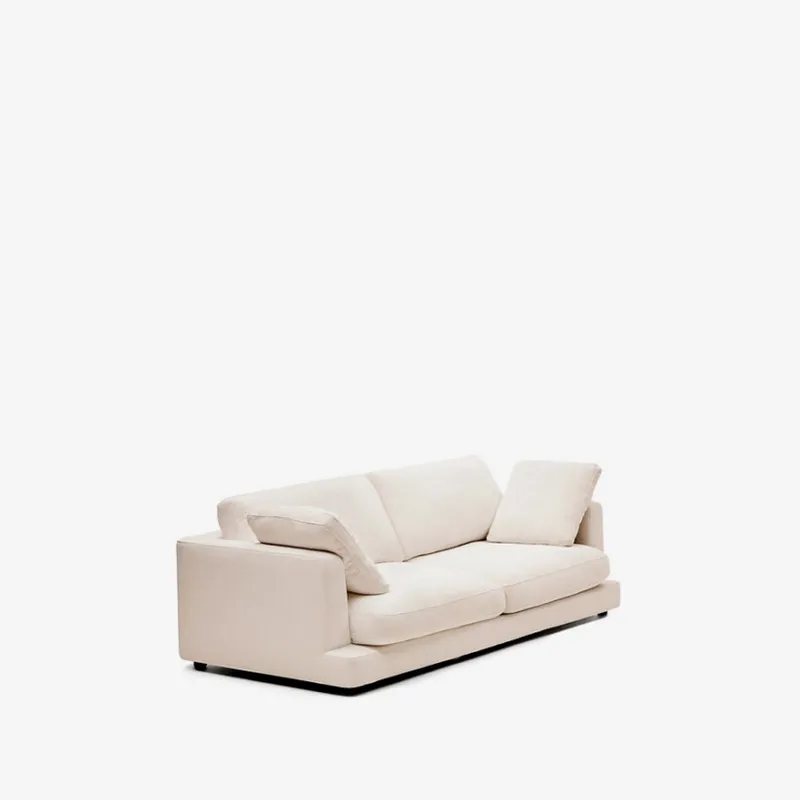 Sofá Gala 3 plazas beige 210 cm en Blanco - Sillones y sofás, Uruguay | Kavehome